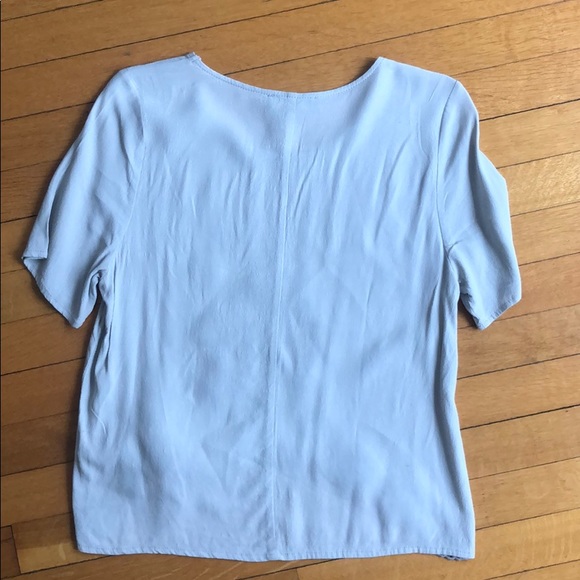 Beulah Hi-low Gray Short Sleeve top - Picture 2 of 3